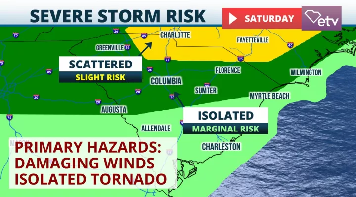 Saturday Storm Risk