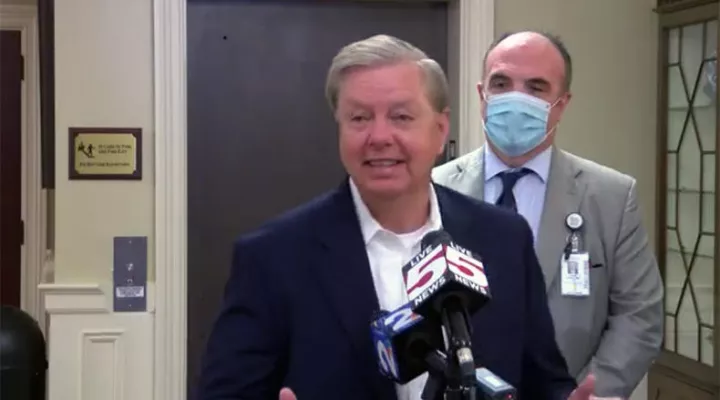 Sen. Lindsey Graham held a roundtable discussion with leaders at MUSC about improving access to telemedicine in the state.