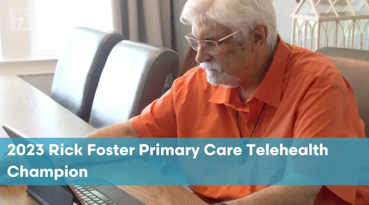Dr. Rick Foster was posthumously honored during the Annual Telehealth Summit of South Carolina held this month in Greenville with the 2023 Dr. Rick Foster Primary Care Telehealth Champion award.