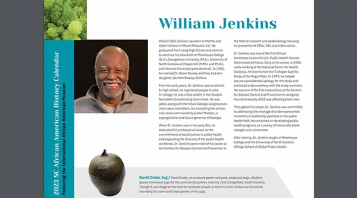 SC African American History Calendar: July Honoree - William Jenkins