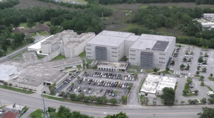  Aerial view of Al Cannon Detention Center in North Charleston