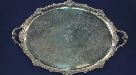 Appraisal: 1808 George III Sterling Silver Tray: asset-mezzanine-16x9