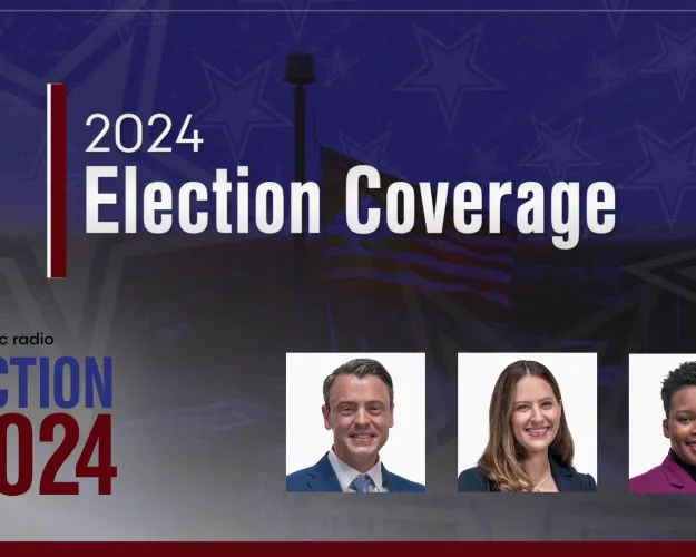 election night header with images of gavin jackson, thelisha eaddy and Maayan Schechter