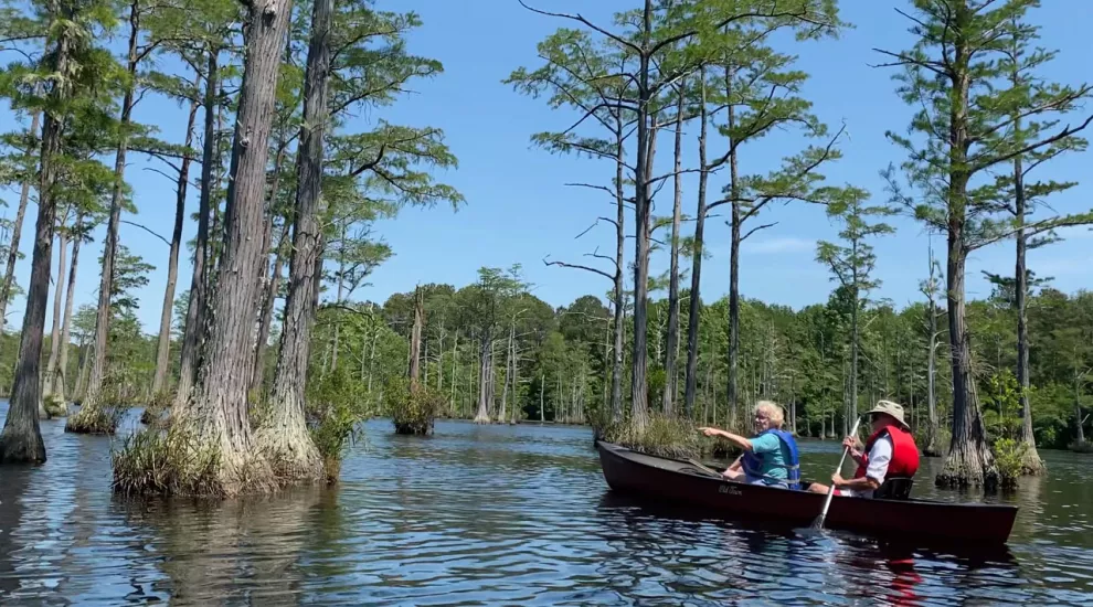 Canoe at Goodale State Park