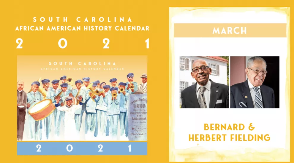 SC African American History Calendar – March Honorees:  Bernard and Herbert Fielding