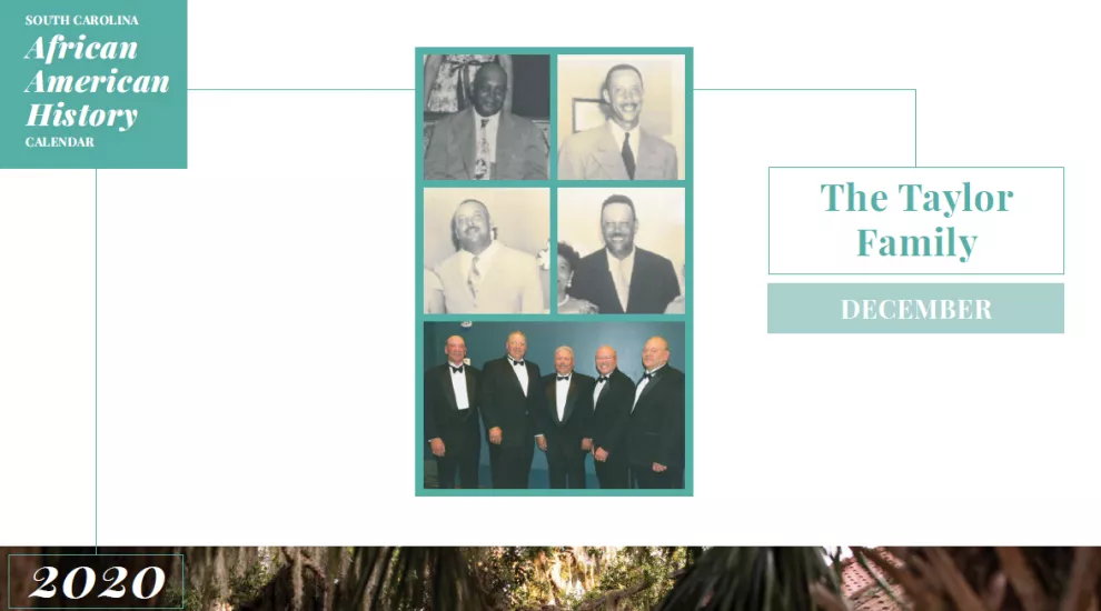 South Carolina African American History Calendar:  December Honorees – The Taylor Family