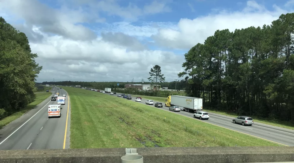 Lane reversals on Interstate 26