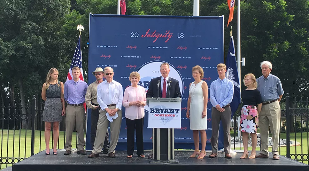 Lt. Gov. Kevin Bryant Enters South Carolina Governor's Race