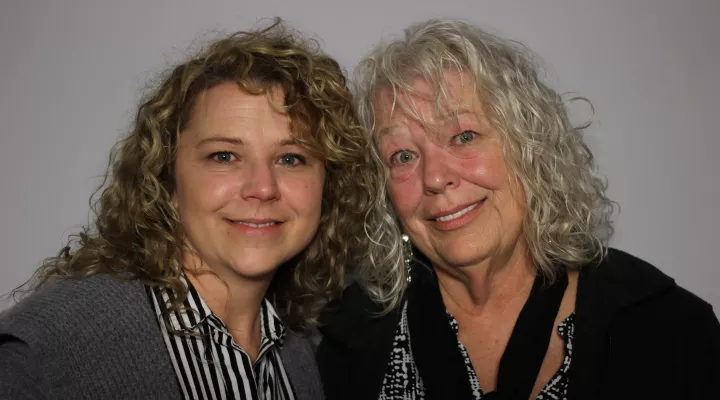 Tonya German and her mother Nancy Wegner, Columbia 2016