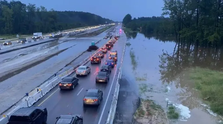 The S.C. Department of Transportation asked drivers on Friday, Aug. 9, 2024, to avoid Interstate 26 near Ridgeland after heavy rain overnight flooded the interstate.