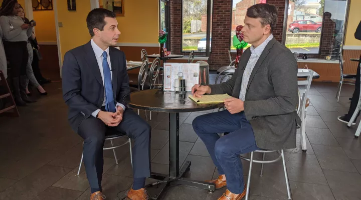 This Week in SC Host Gavin Jackson talks to Democrat presidential candidate, Pete Buttigieg