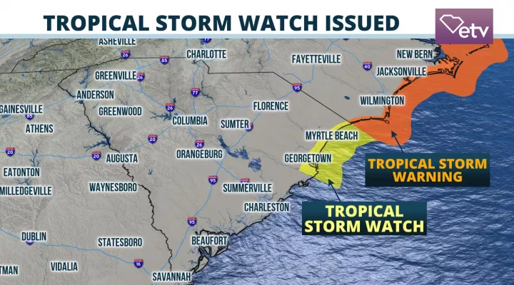  Tropical Storm Watches and Warnings Issued 