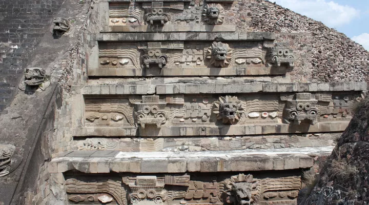  FILE -  Temple of the Feathered Serpent in Teotihuacan, an ancient Mesoamerican city located in a sub valley of the Valley of Mexico, located in the State of Mexico near modern-day Mexico City.